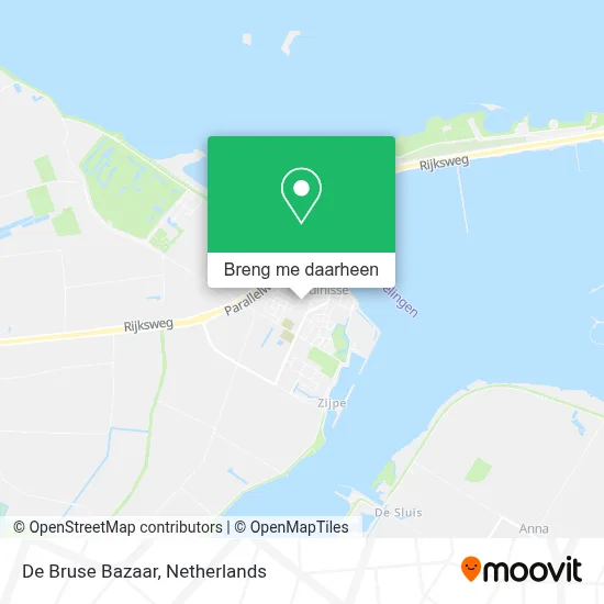 De Bruse Bazaar kaart
