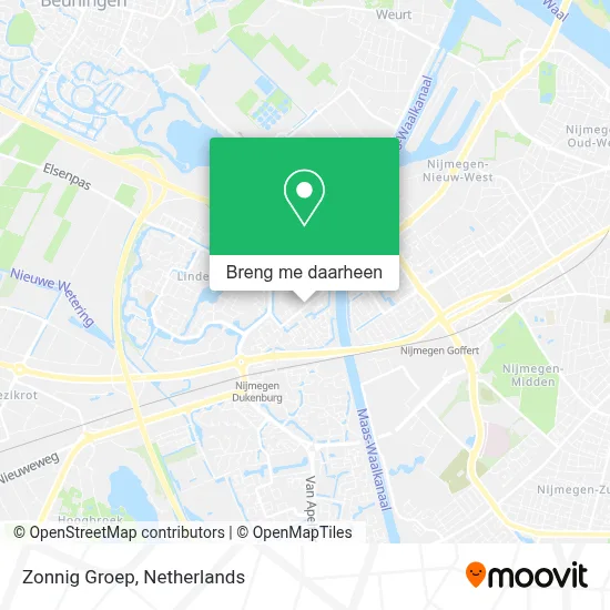 Zonnig Groep kaart