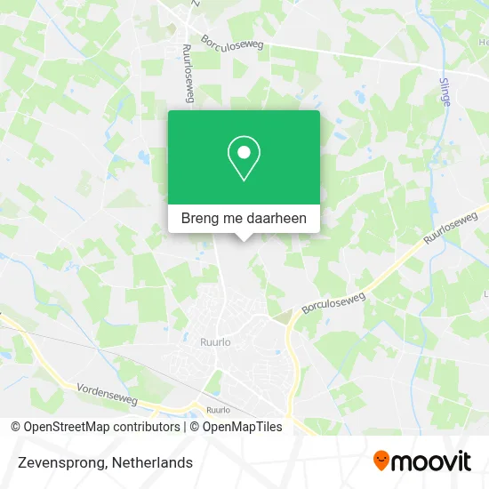 Zevensprong kaart