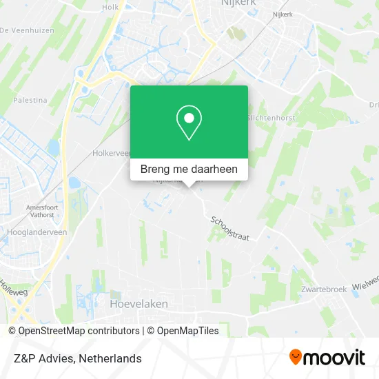 Z&P Advies kaart