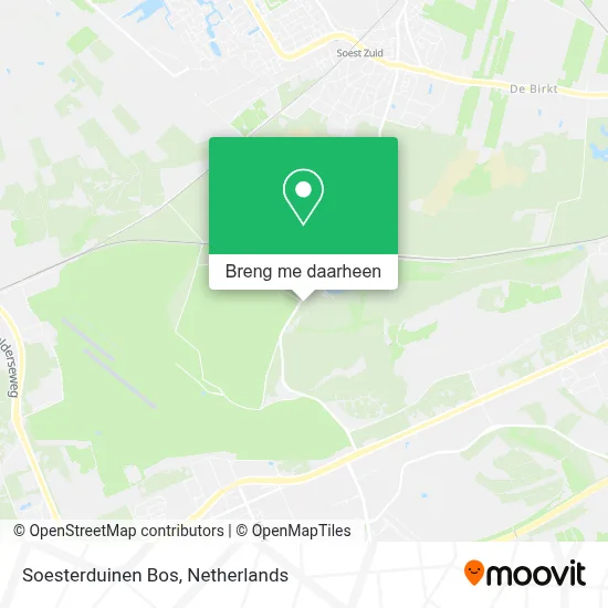 Soesterduinen Bos kaart