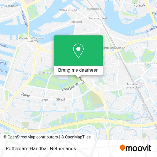 Rotterdam Handbal kaart