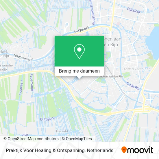 Praktijk Voor Healing & Ontspanning kaart
