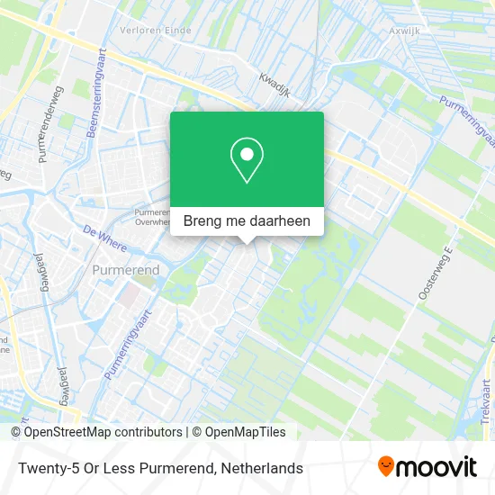 Twenty-5 Or Less Purmerend kaart