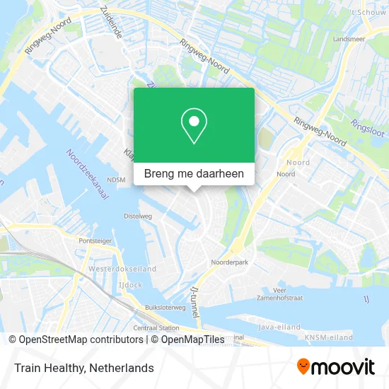 Train Healthy kaart