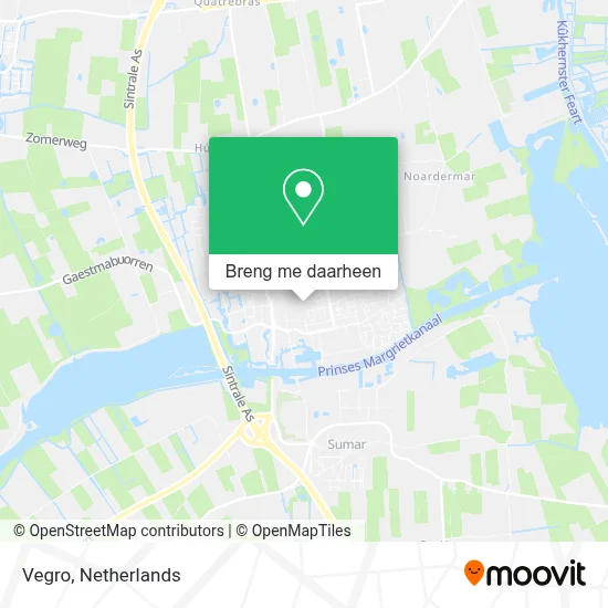 Vegro kaart