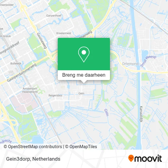 Gein3dorp kaart