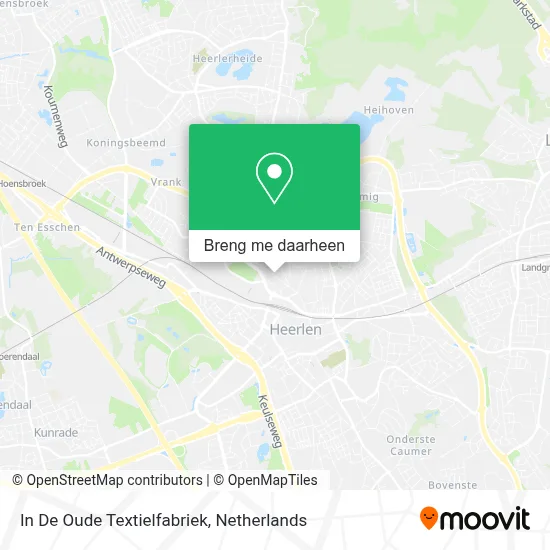 In De Oude Textielfabriek kaart