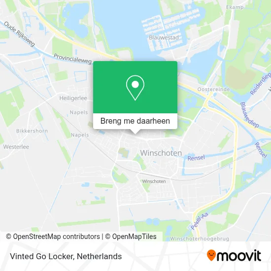 Vinted Go Locker kaart
