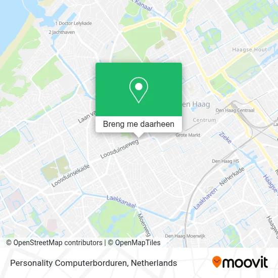 Personality Computerborduren kaart