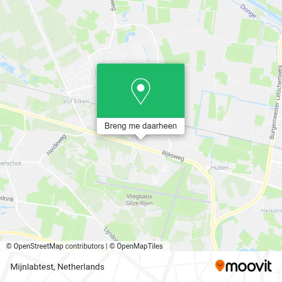 Mijnlabtest kaart
