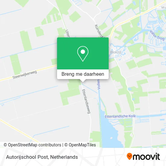 Autorijschool Post kaart
