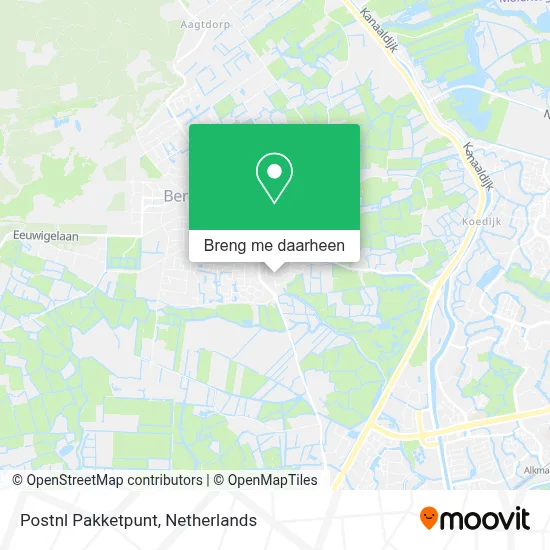 Postnl Pakketpunt kaart