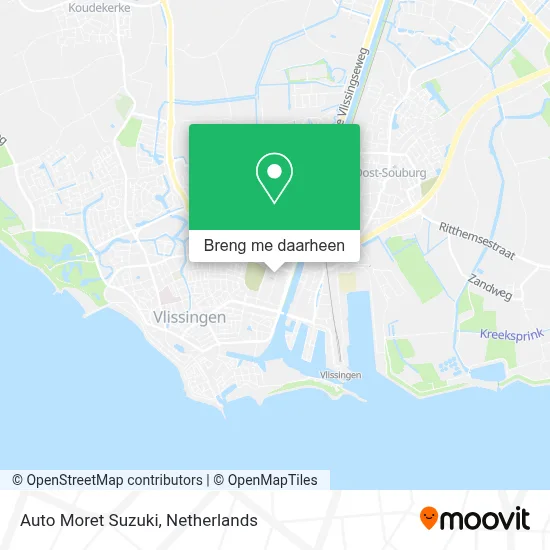 Auto Moret Suzuki kaart