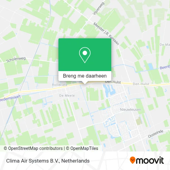 Clima Air Systems B.V. kaart