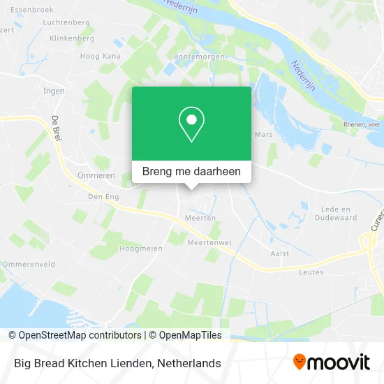Big Bread Kitchen Lienden kaart