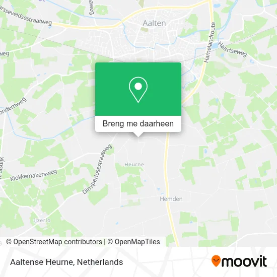 Aaltense Heurne kaart