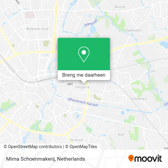 Mima Schoenmakerij kaart