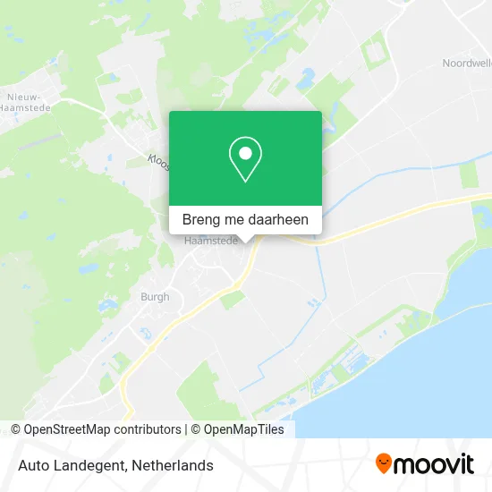 Auto Landegent kaart