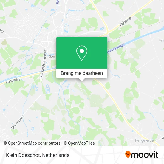 Klein Doeschot kaart