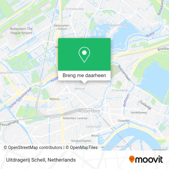 Uitdragerij Schell kaart