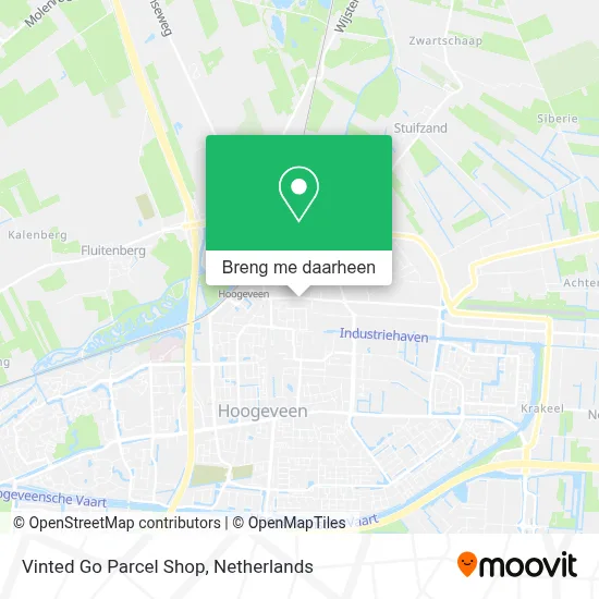 Vinted Go Parcel Shop kaart