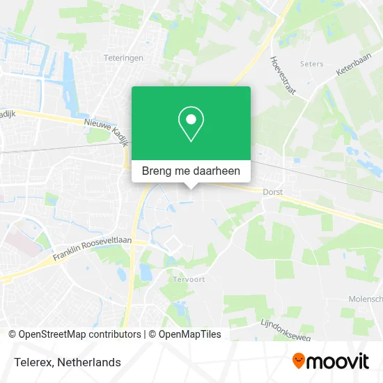 Telerex kaart