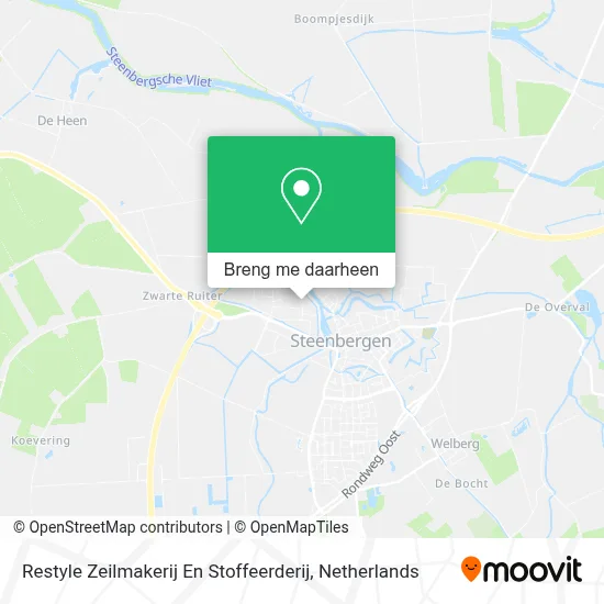 Restyle Zeilmakerij En Stoffeerderij kaart