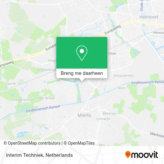 Interim Techniek kaart