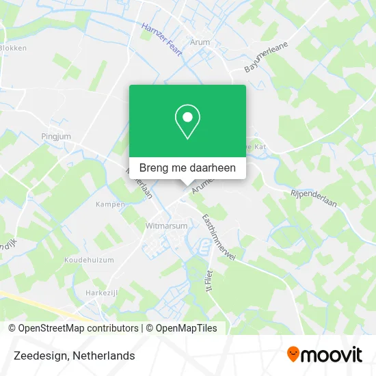 Zeedesign kaart