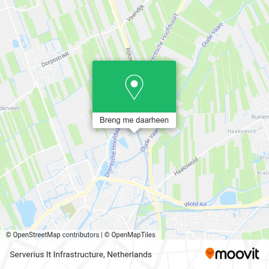 Serverius It Infrastructure kaart