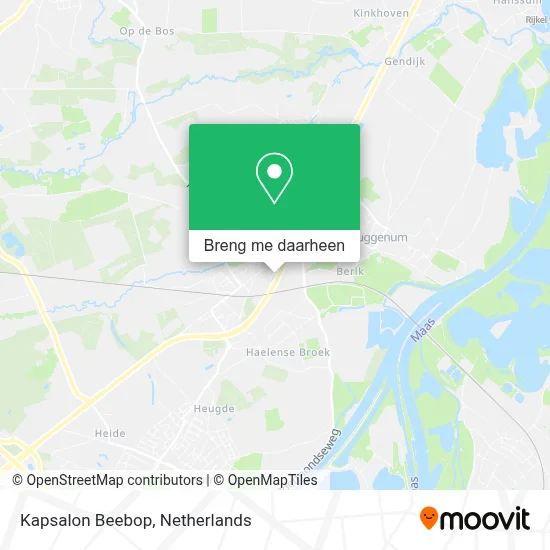 Kapsalon Beebop kaart