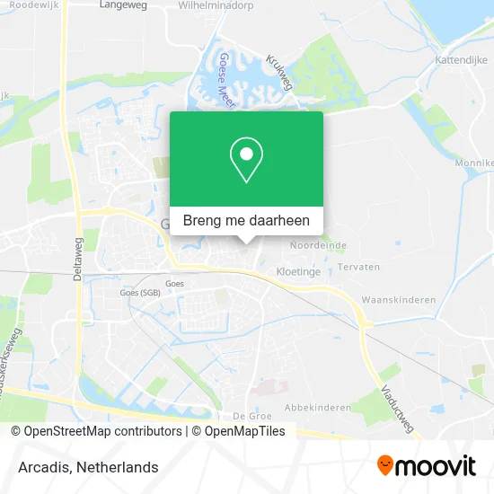 Arcadis kaart