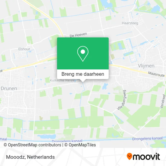 Mooodz kaart