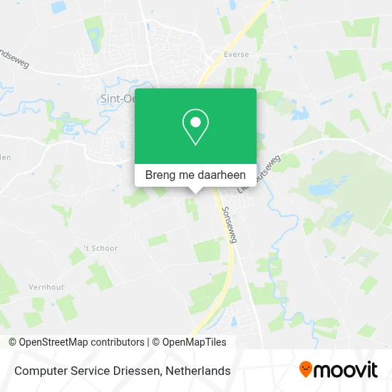 Computer Service Driessen kaart