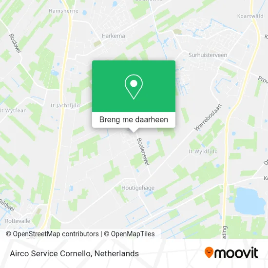 Airco Service Cornello kaart