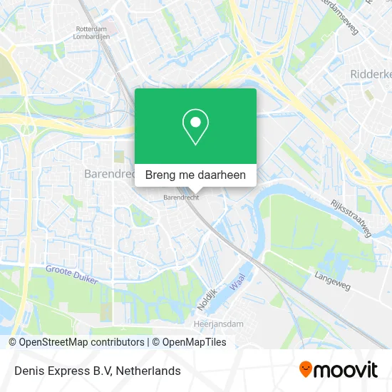 Denis Express B.V kaart