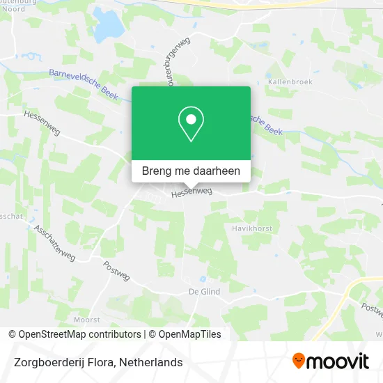Zorgboerderij Flora kaart