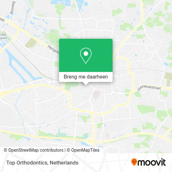 Top Orthodontics kaart