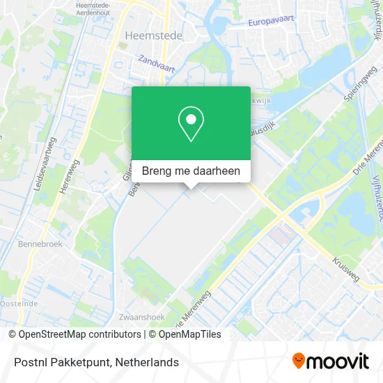 Postnl Pakketpunt kaart