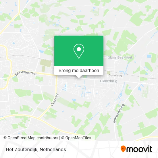 Het Zoutendijk kaart