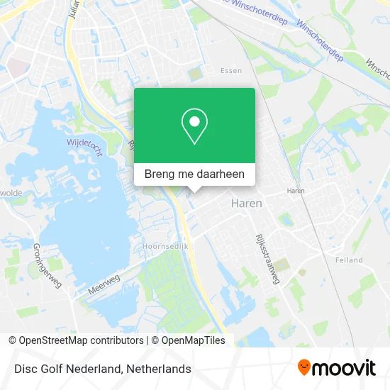 Disc Golf Nederland kaart
