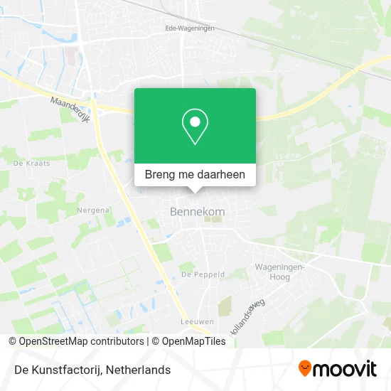 De Kunstfactorij kaart