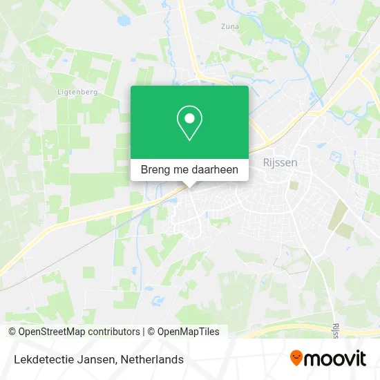 Lekdetectie Jansen kaart