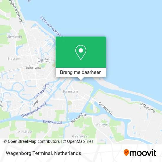 Wagenborg Terminal kaart