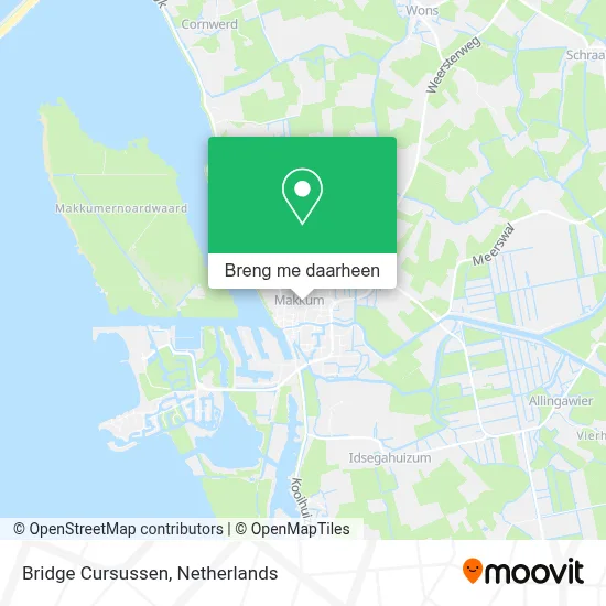 Bridge Cursussen kaart