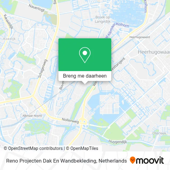Reno Projecten Dak En Wandbekleding kaart