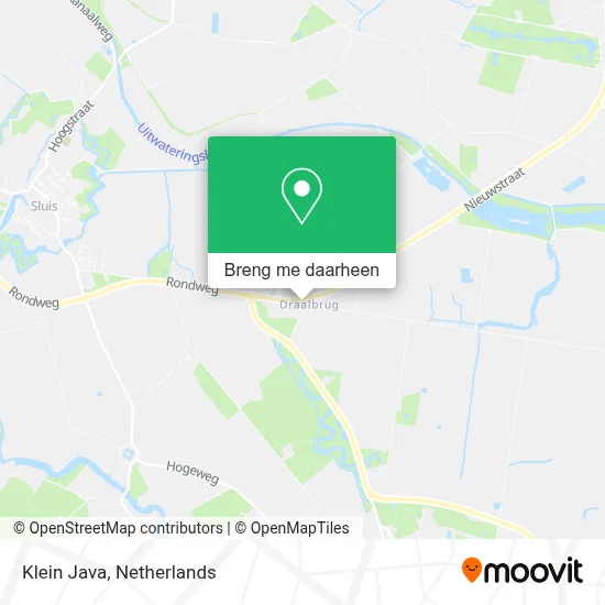 Klein Java kaart