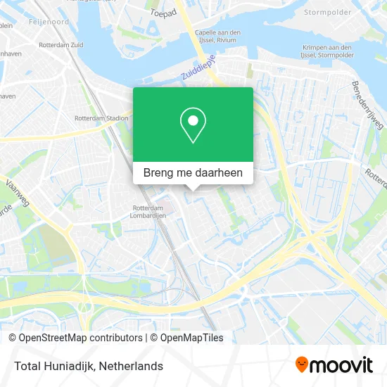 Total Huniadijk kaart