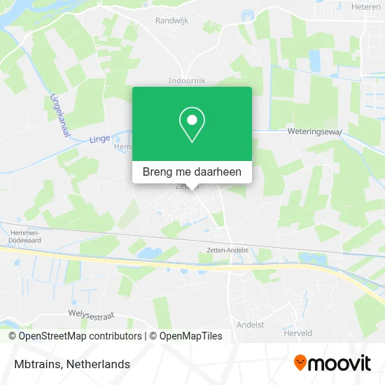 Mbtrains kaart